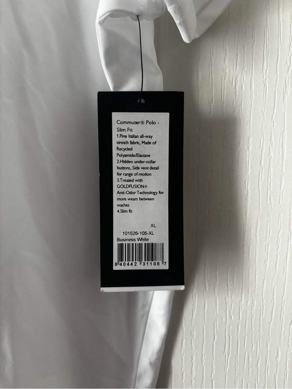 RHONE Commuter Polo Slim Fit NWT - Picture 2 of 4
